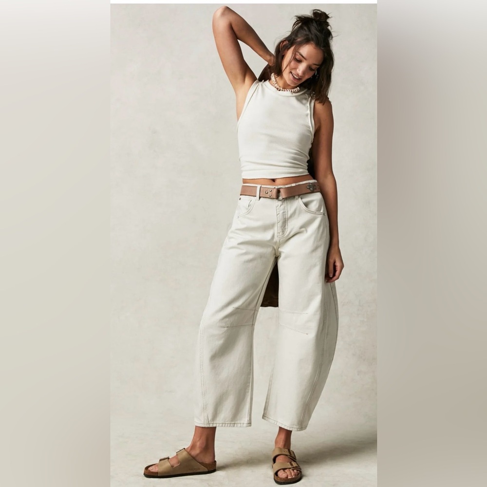 We The Free Good Luck barrel jeans